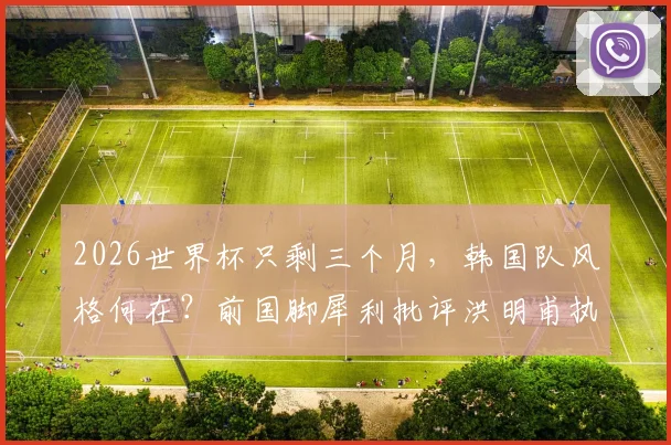 2026世界杯只剩三个月，韩国队风格何在？前国脚犀利批评洪明甫执教，深度分析韩国足球现状与出路
